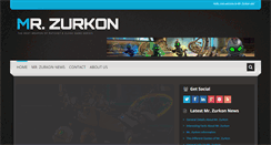 Desktop Screenshot of mrzurkon.com